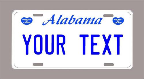 Alabama custom novelty license plate-your name or text 6&#034;x12&#034;-free shipping (a)