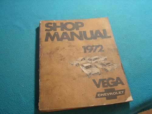 Auto manuals: 1972 chevrolet vega shop manual