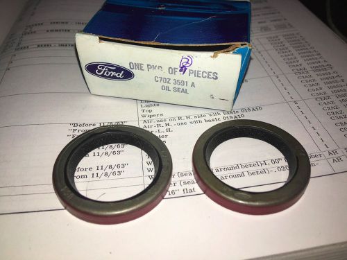 65-72 ford mustang 65-70 fairlane falcon nos ford sector shaft seals c7oz-3591-a