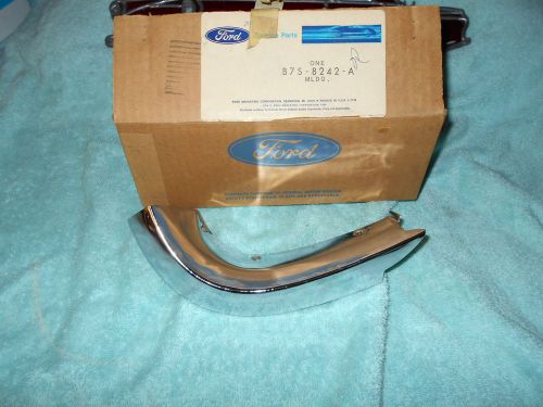 1957 nos fomoco ford thunderbird grille molding, right side