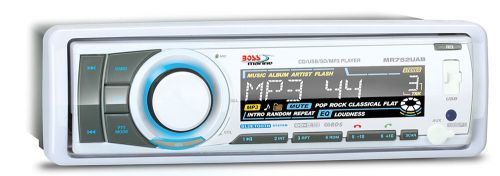 Boss mr752uab marine cd/mp3/usb/sd/radio player receiver w/bluetooth + remote