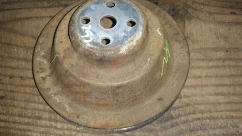 Chevy 292  water pump one goove pulley...