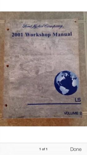 2001 ls l s lincoln work factory     book service shop repair manual