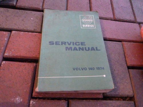 Vintage used volvo 140 1974 service manual