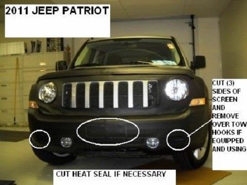 Lebra front end mask bra fits 2011-2017 jeep patriot