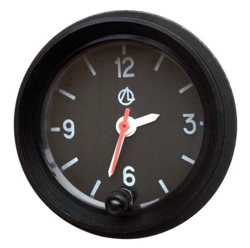 Luch quartz car dashboard clock round. retro old/new school. 12v sale!