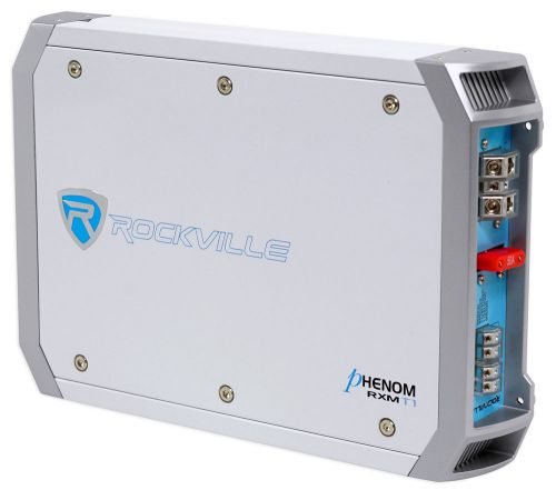 Rockville rxm-t1 1500 watt peak/750w rms marine/boat 2 channel amplifier amp