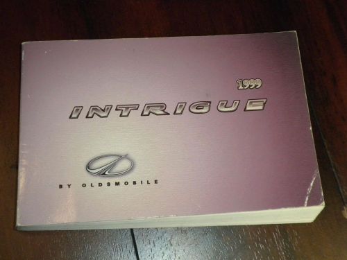 1999 oldsmobile intrigue factory gm owners manual (covers all models)