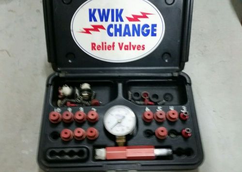 Kwik change relief valve kit dirt late model imca race car