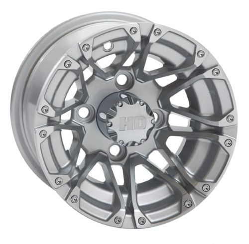 10x7 4/4, 3+4  sti hd3 silver/machined wheel (set of 4)