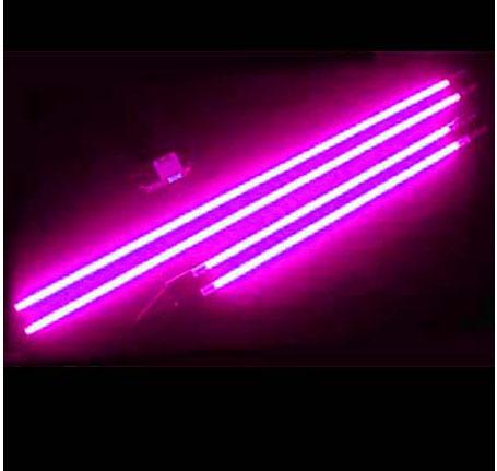 Pink neon 4pc undercar underbody glow lights kit new tubes car truck 3ft 4ft