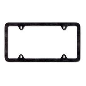 Bmw carbon fiber slim line license plate frame 82112210415 fits all models