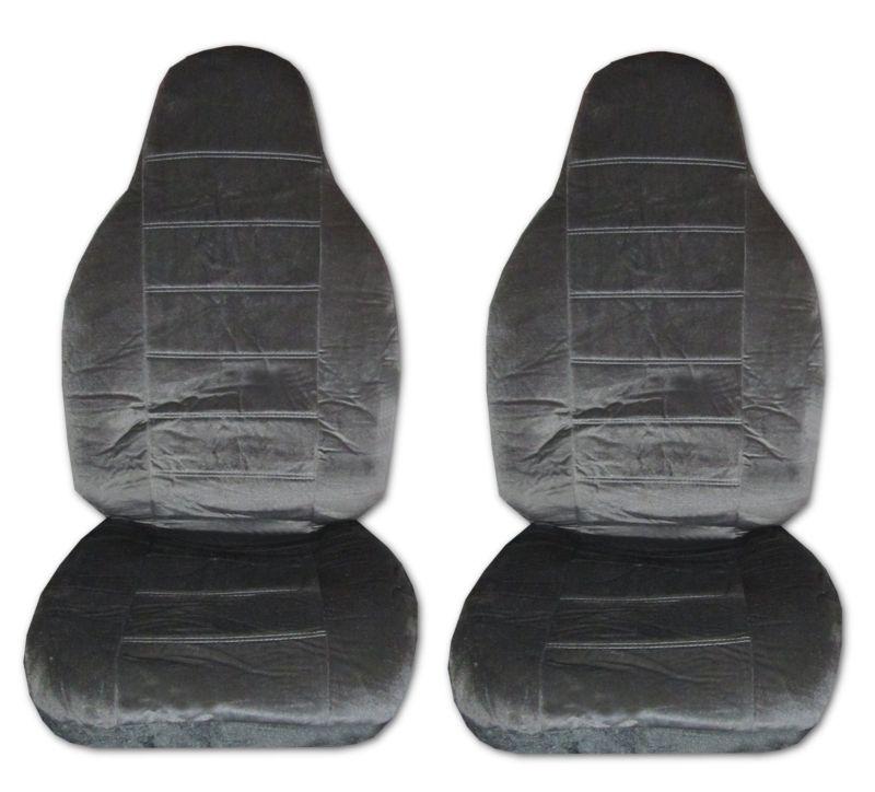 Encore high back car truck seat covers charcoal grey #2