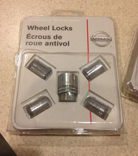 Nissan oem wheel locks