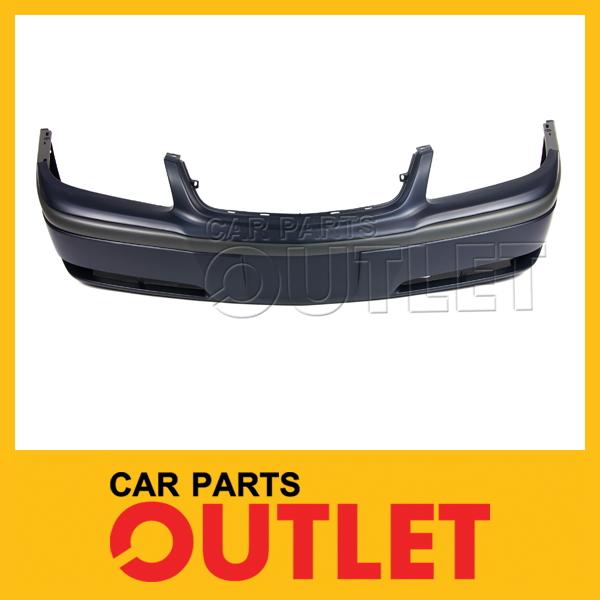 00-04 05 chevy impala ls front bumper cover primered w/molding&fog hole no sport