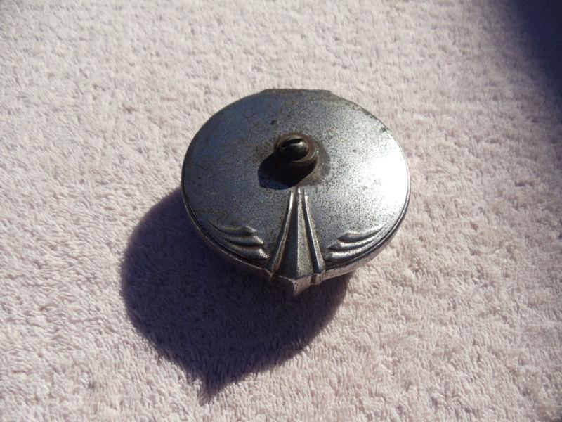 ~1~rare~vintage~antique~1930's indian brave monogram radiator cap/hood ornament~