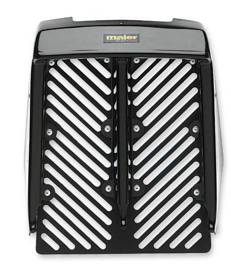 Maier radiator cover black for yamaha banshee 87-06