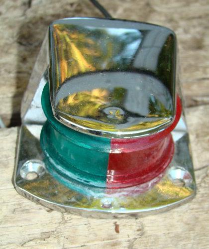 Red / green boat navigation bow light