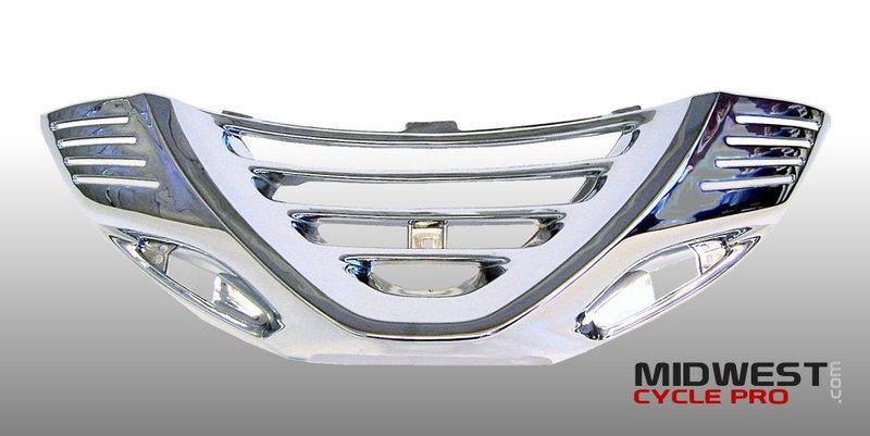 Chrome lower cowl panel for all gl1500 goldwings