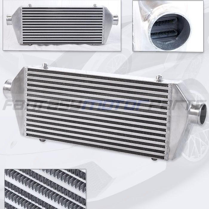 Universal 30''x10''x 3'' front mount intercooler fmic 2.5" inlet outlet 550hp