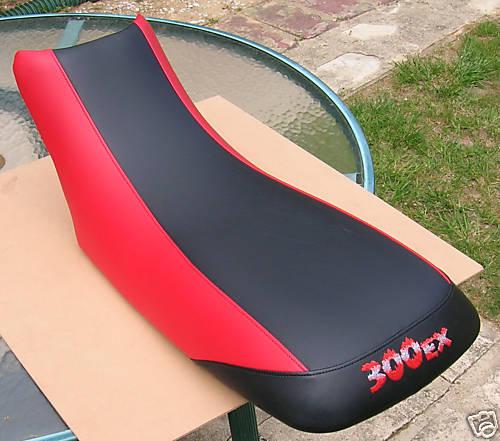  honda  300ex gripper seat cover black/red 300ex on back & other colors 