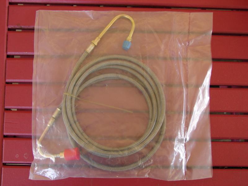 Delorean brand new braided stainless steel clutch line #108637 from dmc houston