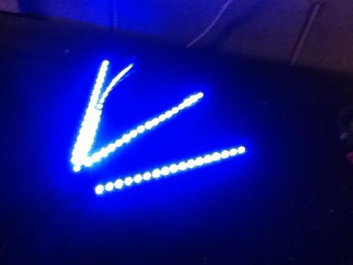 Super bright waterproof blue led lights 1 12 inch strip neon lights