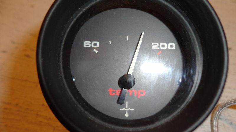 New marine / boat temperature gauge 2" with backlight 60-200
