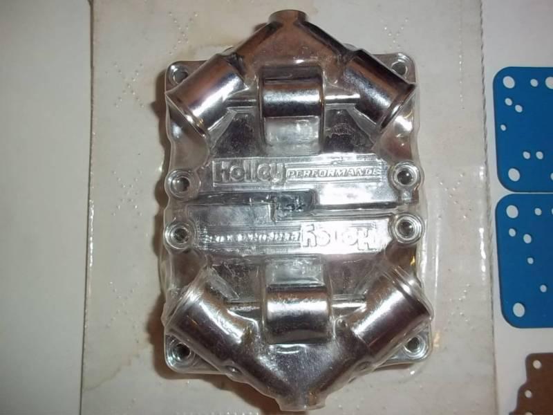 Holley chrome fuel bowls double pumper carb carburetor 34-501