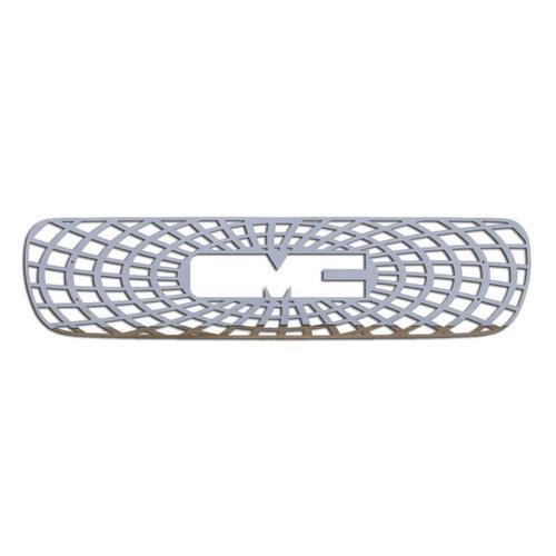 Gmc sierra ld 00-02 stainless spider web front metal grille trim cover insert
