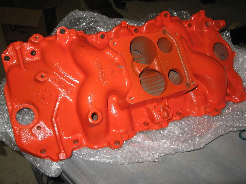 1967 reconditioned big block 396 427 chevy intake manifold,3883948 ,date e-24-7