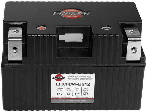 Shorai lithium iron extreme-rate battery  lfx14a4-bs12