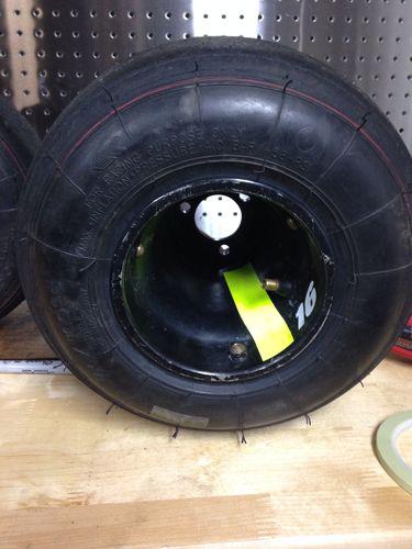 Set of crg rear wheels and tires go kart price reduced