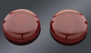 Kuryakyn replacement turn signal lenses (2267) red fits most yamaha models