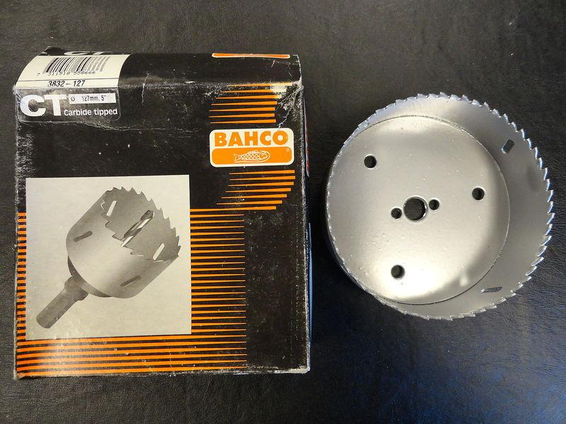 Bahco 3832-127 carbide tipped hole saw 5" (127mm) 