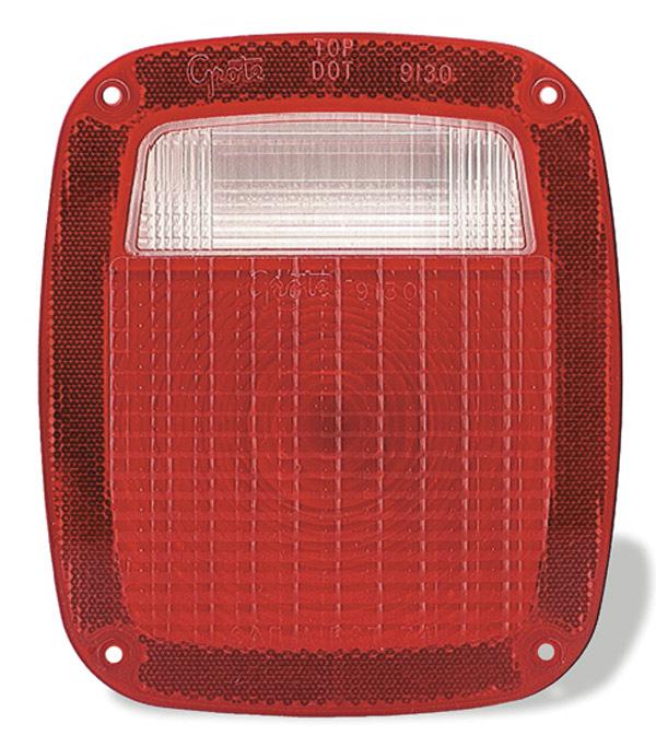Grote 90652 - replacement lens- glo-brite, petersen, signal stat, truck-lite