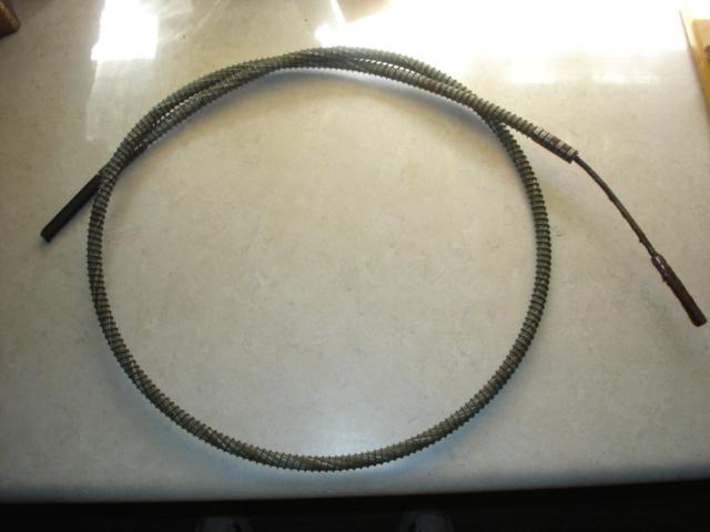 Ww2 military vehicle ford m8 m20 armored car, hand brake cable assy. original