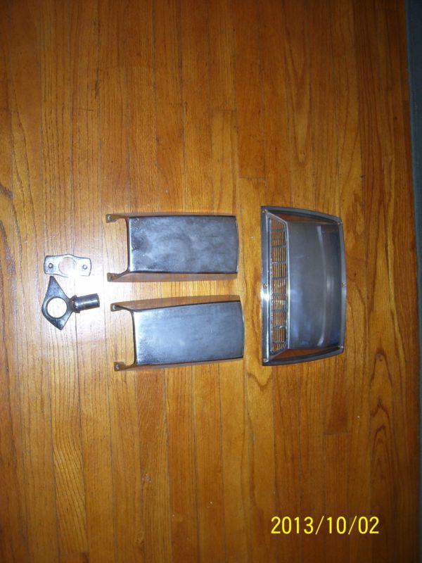 1967 century boat parts front vent, side vents tow cleat