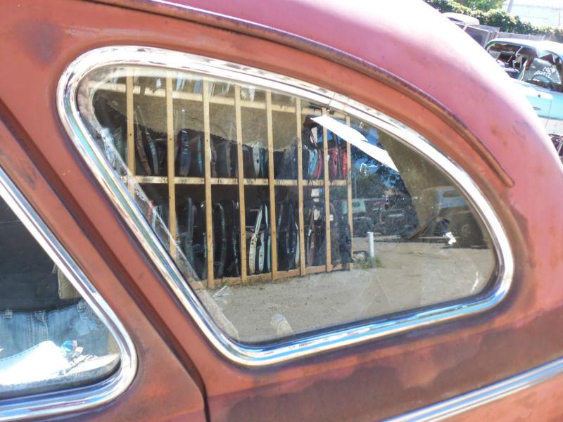 40 buick super coupe lt quarter window glass surround molding moulding trim