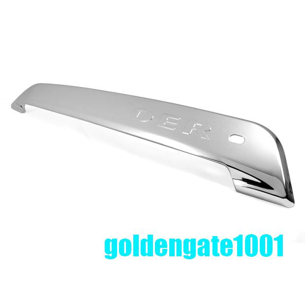 Us new chrome rear tailgate bumper trunk lid plate cover trim for toyota gg