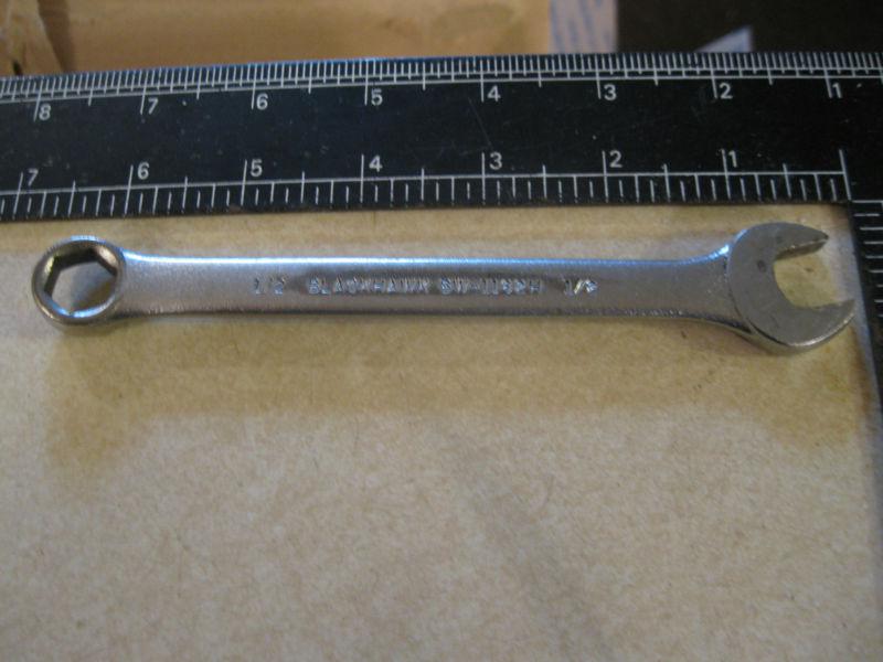 Blackhawk 6 pt    chrome combination  wrench 1/2 sae,