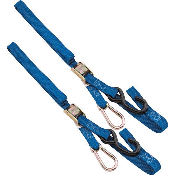 Blue bikemaster carabiner soft hooktiesdown