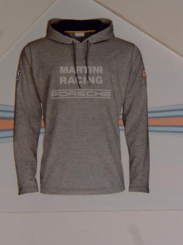 Porsche design martini racing hooded long-sleeved shirt. euro size xxxl, usa xxl