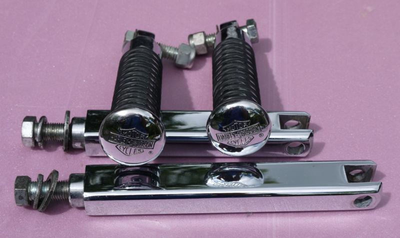 Factory harley davidson sportster highway pegs mounting kit chrome o-ring xl hd 
