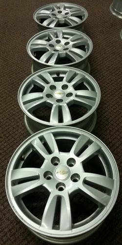 2012-2013 chevy sonic 15" silver  alloy wheels rims 5x105