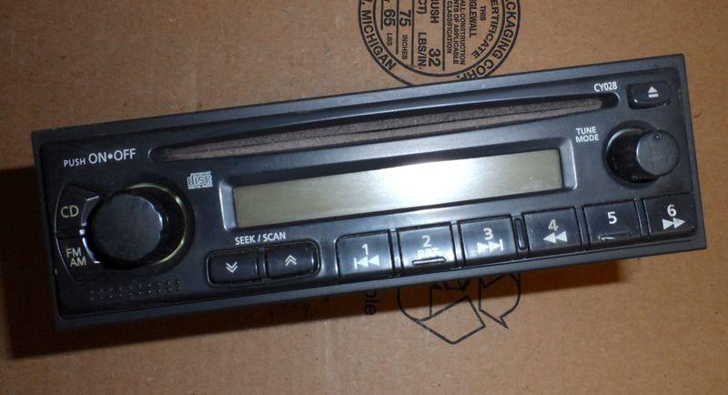 2000-2001 nissan altima / frontier, tape radio cd player