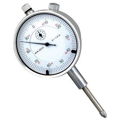Summit dial indicator 1"travel plunger-style .001" increments 2.25"diameter face