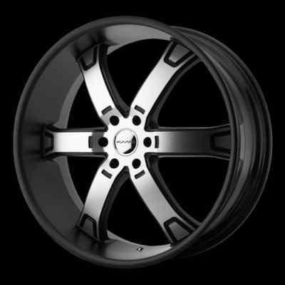 20" kmc brodie matte black machined w/ 285/50/20 sunny sn3980 tires wheels rims