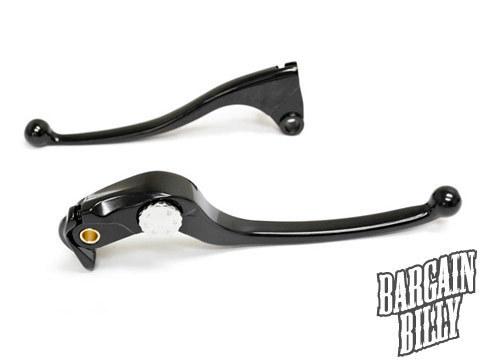 Kawasaki ninja 636 / zx6r / zx6rr / zx636 brake + clutch hand lever black new