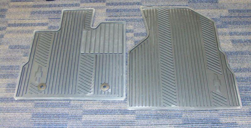 New gm front and rear all weather floor mats for 2010 - 2013 chevy equinox
